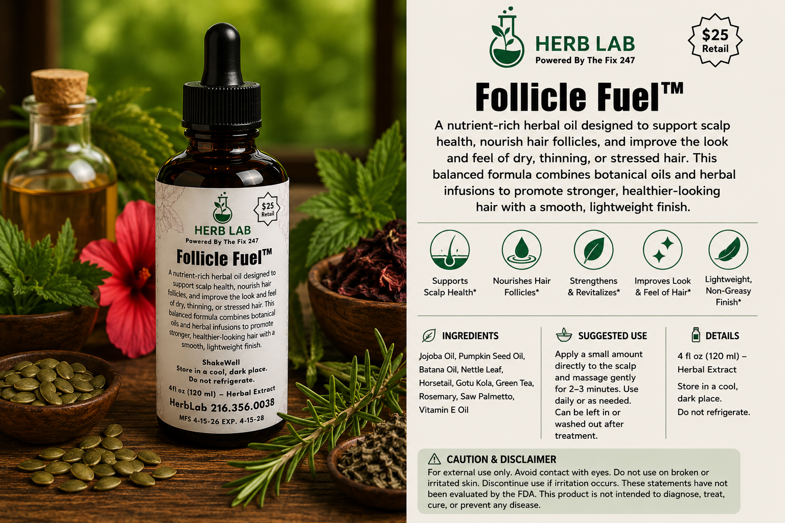 Herb Lab® Follicle Fuel™ Hair