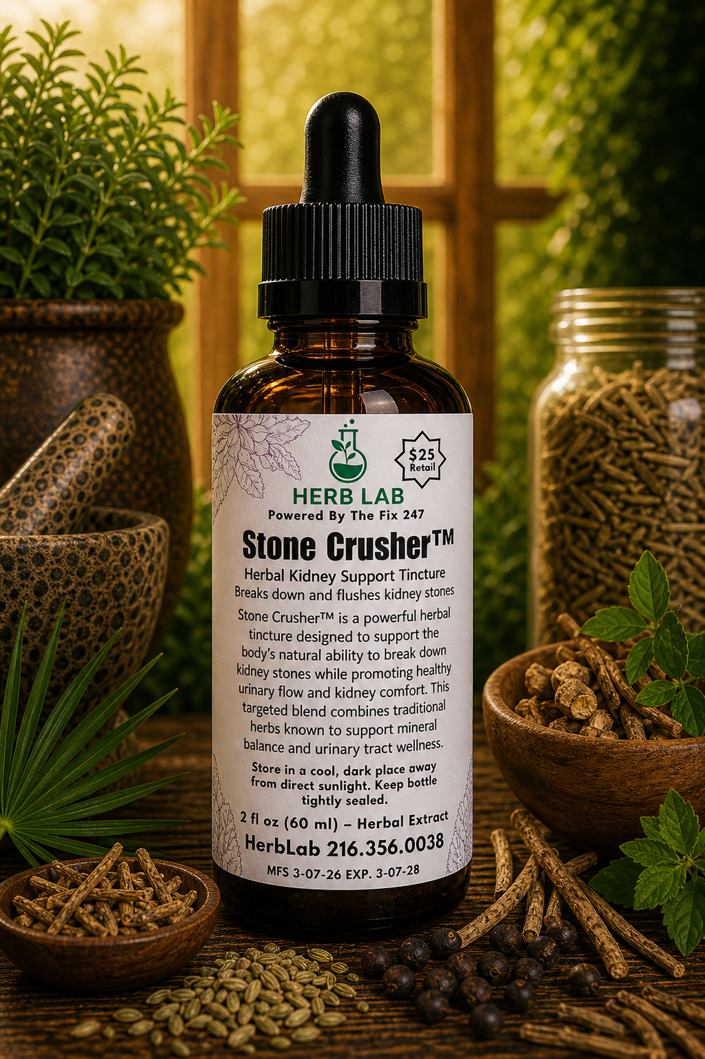 Herb Lab®-Stone Crusher™ Tinture