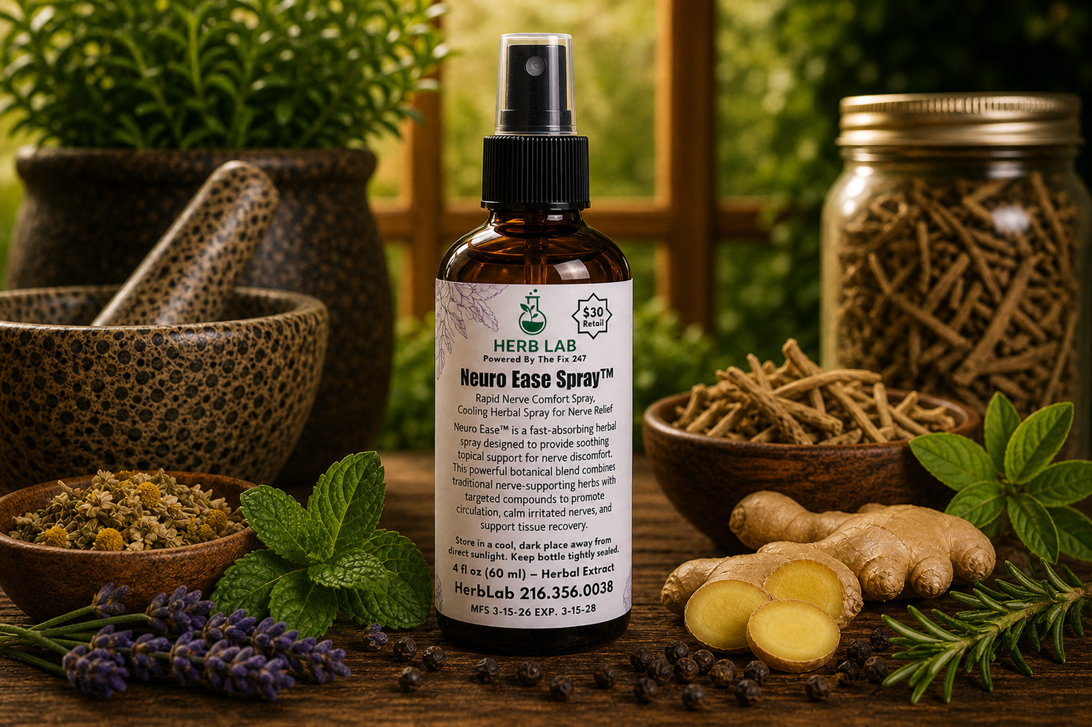 Herb Lab®-NeuroEase™ Tinture
