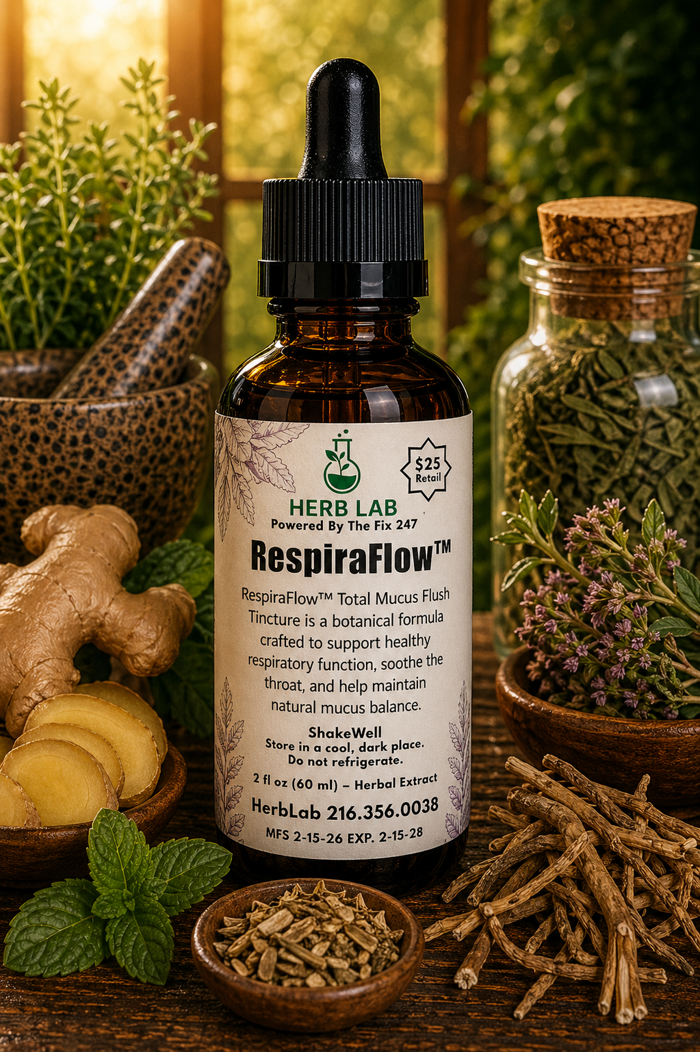 Herb Lab® -Respa Flow™ – Total Mucus Flush Tinture