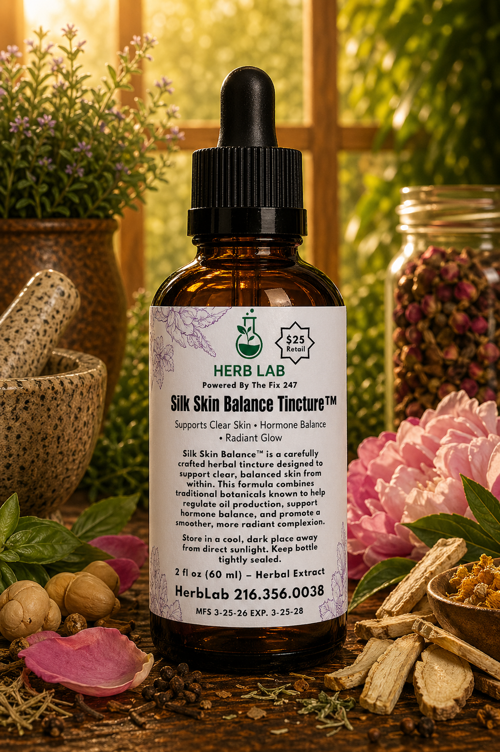 Herb Lab®Silk Skin Balance™ Herbal Tincture