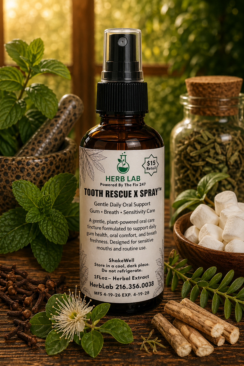 Herb Lab® -Tooth Rescue X™ – Daily Defense Tincture